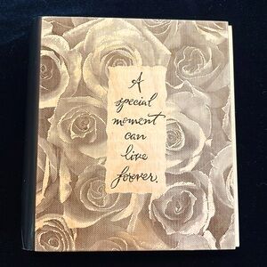 Lasercraft Floral Photo Album with Inspirational Quote